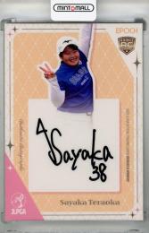 2025 EPOCH JLPGA ROOKIES&WINNERS 寺岡沙弥香 直筆サインカード(RC)【095/100】