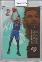 2025-26 Topps Signature Class Karl-Anthony Towns Chrome Teal #63【38/225】 New York Knics