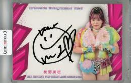2025 BBM 女子プロレス 桃野美桜 直筆サインカード【019/100】