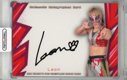 2025 BBM 女子プロレス Leon 直筆サインカード【16/95】