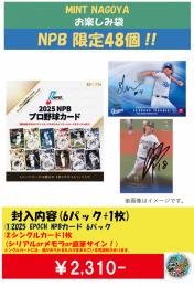 ※3カートン目 ミント名古屋オリジナル EPOCH NPB 2025 お楽しみ袋