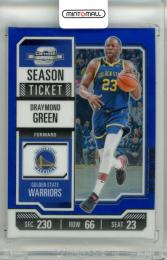 2023-24 Panini Contenders Optic Draymond Green #28 Base Season Ticket Blue Parallel【65/99】 Warriors