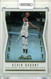 2016-17 Panini Studio Kevin Durant #DG-KD Defying Gravity Die-Cut Warriors
