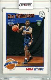 2019-20 Panini Hoops Zion Williamson #296 Base Hoops Tribute Pelicans