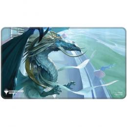 ◆予約◆Ultra・PRO MTG[統率者シリーズ4・弧三色]スティッチドプレイマット(スタンダードサイズ)/策略の龍、アルカデス(Arcades, the Strategist)