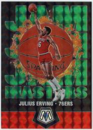 2019-20 Panini Mosaic Jam Masters Mosaic Green #2 Julius Erving