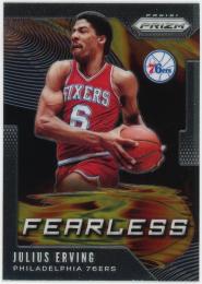 2019-20 Panini Prizm Fearless #17 Julius Erving