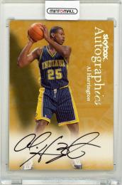 1999-00 Fleer Skybox Premium Al Harrington #NNO Autographics Indiana Pacers