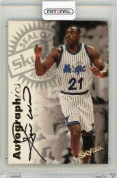 1997-98 Fleer Skybox Premium Gerald Wilkins #112 Autographics Orlando Magic