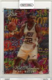 1995-96 Fleer Flair Karl Malone #7 Hot Numbers Utah Jazz