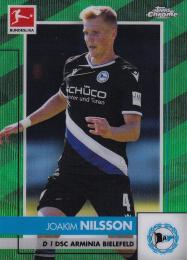 2020-21 Topps Chrome Bundesliga DSC Arminia Bielefeld Joakim Nilsson Base Green Wave(パラレル版) 22/99