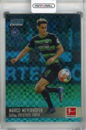2021-22 Topps Stadium Club Chrome Bundesliga SpVgg Greuther Furth Marco Meyerhofer Base Blue X-Fractor (RC)(パラレル版)