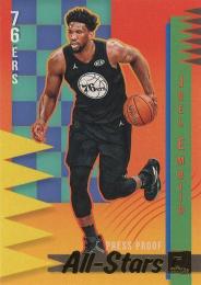 2018-19 Donruss All-Stars Press Proof #15 Joel Embiid