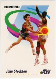1991-92 SkyBox #285 John Stockton