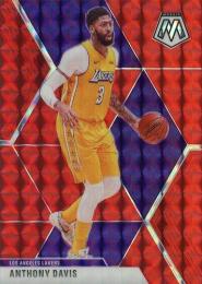 2019-20 Panini Mosaic Mosaic Red #18 Anthony Davis