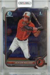 2022 Topps Bowman Draft Jackson Holliday Base Chrome #BDC-168 1st Baltimore Orioles