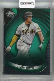 2022 Topps Chrome Black Juan Soto Green Refractor #91 【29/99】 San Diego Padres
