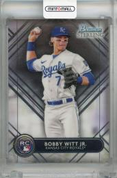2022 Topps Bowman Sterling Bobby Witt Jr. Base Rookies #BSR-37 RC Kansas City Royals