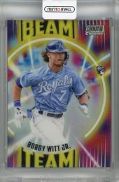 2022 Topps Stadium Club Chrome Bobby Witt Jr. Beam Team #BT-25 RC Kansas City Royals