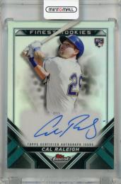 2022 Topps Finest Cal Raleigh Finest Rookies Design Variation Autographs #FRDA-CR RC Seattle Mariners
