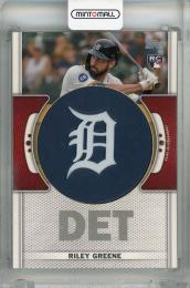 2023 Topps Series 1 Riley Greene Team Logo Commemorative Patch #TLP-RG RC ※状態難 Detroit Tigers