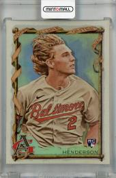 2023 Topps Allen & Ginter Gunnar Henderson  Silver Portrait Hot Box #377 RC Baltimore Orioles