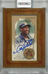 2023 Topps Allen & Ginter Gary Sheffield Framed Mini Baseball Autographs #MA-GS ※裏面傷あり Milwaukee Brewers