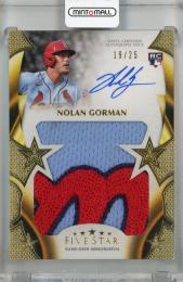 2023 Topps Five Star Nolan Gorman Five Star Autographed Jumbo Prime #FSJP-NG RC【19/25】 St. Louis Cardinals