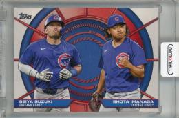 2025 Topps Series 2 Seiya Suzuki/Shota Imanaga Dynamic Duos #DD-7  Chicago Cubs