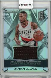 【表面微スレ、裏面微キズあり】2016-17 PANINI Spectra Damian Lillard Game Worn Material【119/149】