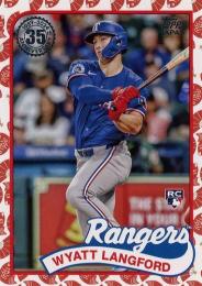 2024 Topps Japan Edition MLB #89J-42 Wyatt Langford インサートカード '89 Topps Koi RC