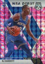 2019-20 Panini Mosaic Mosaic Pink Camo #270 RJ Barrett RC