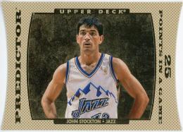 1996-97 Upper Deck Predictor Scoring 2 #P18 John Stockton 25 PTS. W