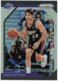 2018-19 Panini Prizm Hall Monitors Prizms Silver #7 John Stockton