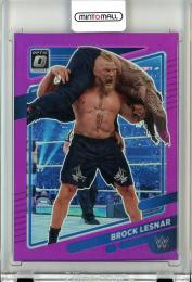 2022 Panini Chronicles WWE  Brock Lesnar Donruss Optic Base Purple Parallel 46/49