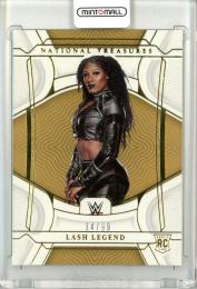 2022 Panini Chronicles WWE  Lash Legend National Treasures Rookie Base 34/99