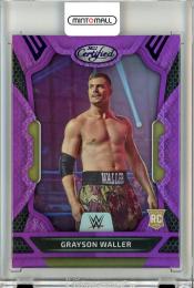 2022 Panini Chronicles WWE  Grayson Waller Certified Rookie Base Purple Parallel 31/49