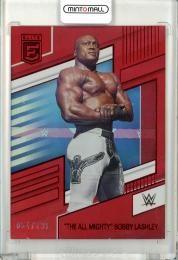 2022 Panini Chronicles WWE  "The All Mighty" Bobby Lashley Elite Base Red Parallel 054/199