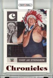 2022 Panini Chronicles WWE  Chief Jay Strongbow Chronicles Base Red Parallel 154/199