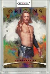 2022 Panini Chronicles WWE  Nathan Frazer Origins Rookie Base Red Parallel 066/199