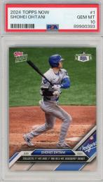 2024 Topps Now Shohei Ohtani  #1【PSA10】 Los Angeles Dodgers