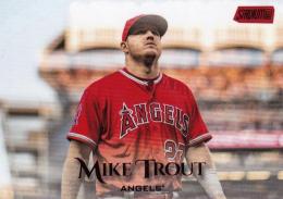 2019 Topps Stadium Club Los Angeles Angels Mike Trout Base Red Foilパラレル版