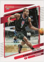 2021-22 Donruss Press Proof Silver #136 Kawhi Leonard