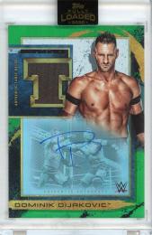 2020 TOPPS WWE FULLY LOADED Autographed Table Relics Green #TDD Dominik Dijakovic 【37/50】