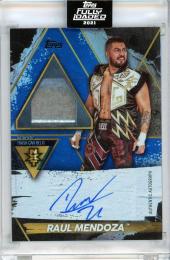 2021 TOPPS WWE FULLY LOADED Autographed Trash Can Relics Sapphire #TRM Raul Mendoza 【14/25】