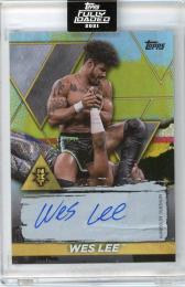 2021 TOPPS WWE FULLY LOADED Future Stars Autographs Citrine #SWL Wes Lee 【33/75】