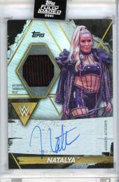 2021 TOPPS WWE FULLY LOADED Autographed Turnbuckle Pad Relics #PN Natalya