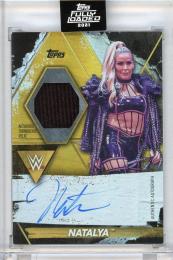 2021 TOPPS WWE FULLY LOADED Autographed Turnbuckle Pad Relics Gold #PN Natalya 【21/99】