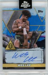 2021 TOPPS WWE FULLY LOADED Future Stars Autographs Sapphire #SWL Wes Lee 【24/25】