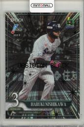 2025 EPOCH NPB 西川遥輝 #094 Obsidian Black【02/10】 東京ヤクルトスワローズ